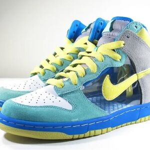 Rare⚡️Nike👟Dunk High 6.0 'Mint Yellow Translucent' - Style: 342257 131, Size 8.5